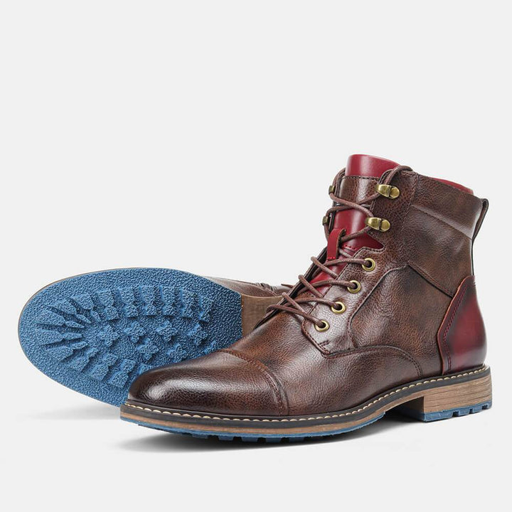 Ellis | Handgefertigte Premium Leder Oxford Stiefel