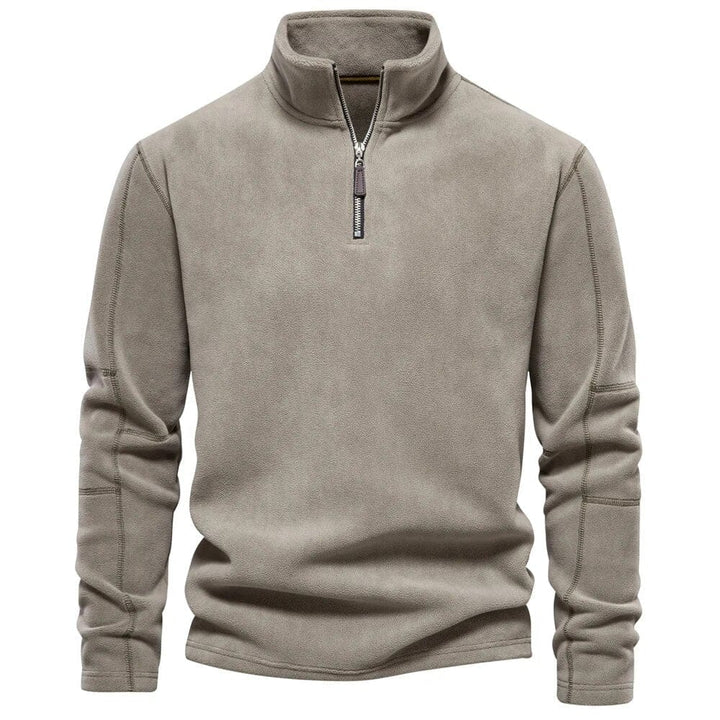 Men's half-zip sweater