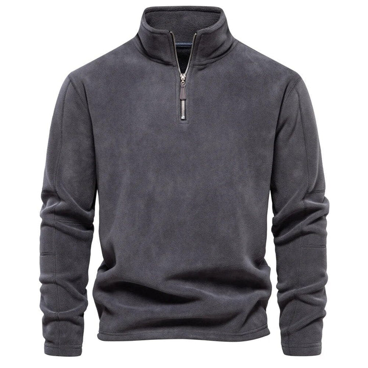 Men's half-zip sweater