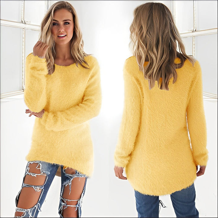 Phoebe | Casual long-sleeved O-neck sweater 
