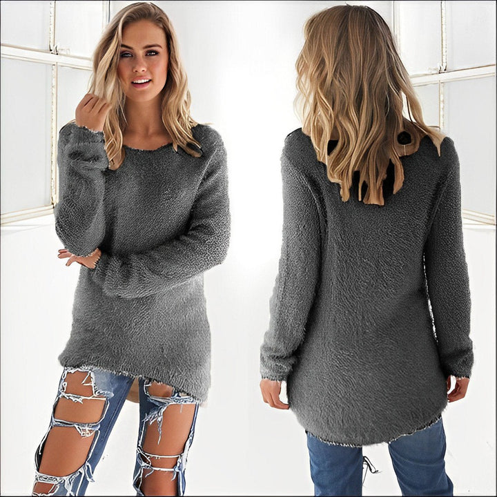 Phoebe | Casual long-sleeved O-neck sweater 