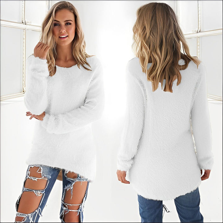 Phoebe | Casual long-sleeved O-neck sweater 