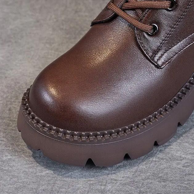 Holly | Stylish orthopedic leather boots