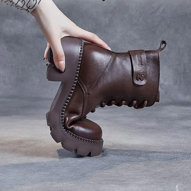 Holly | Stylish orthopedic leather boots