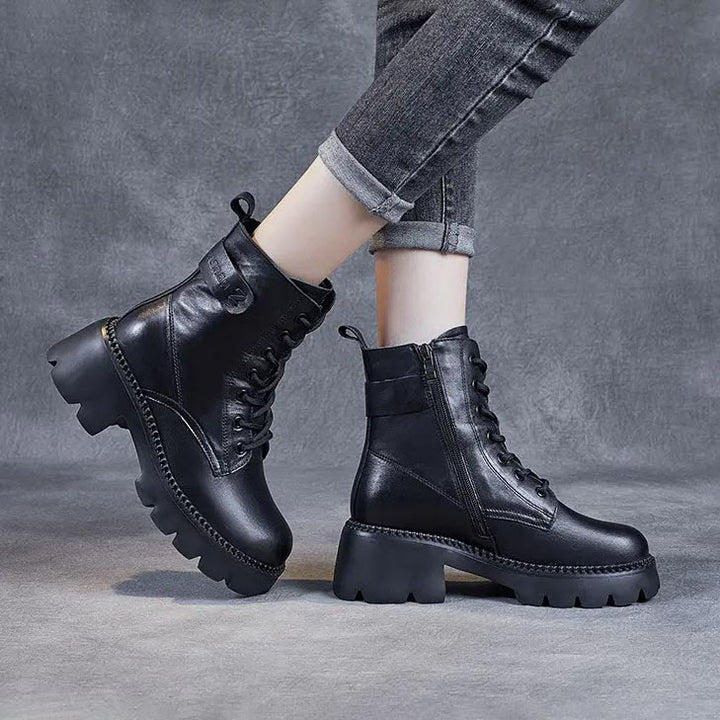 Holly | Stylish orthopedic leather boots