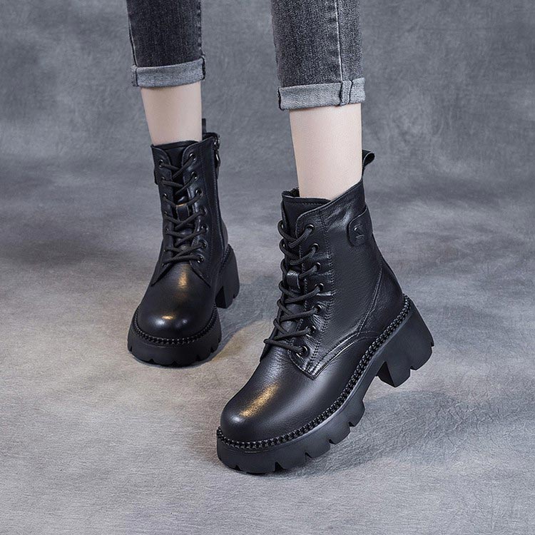 Holly | Stylish orthopedic leather boots