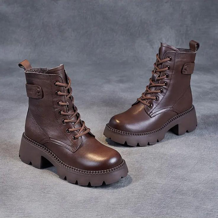 Holly | Stylish orthopedic leather boots