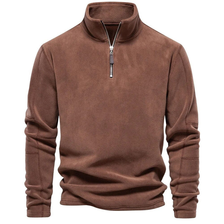 Men's half-zip sweater
