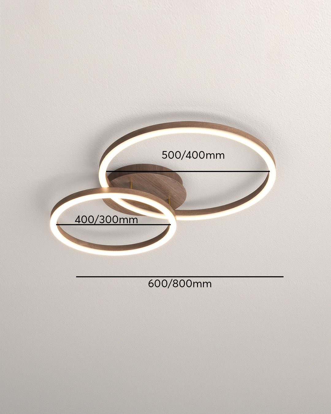 Elegant ring ceiling light