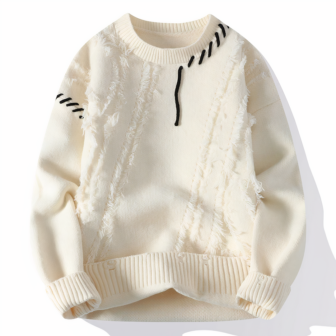 Rowan | Patchwork sweater for men