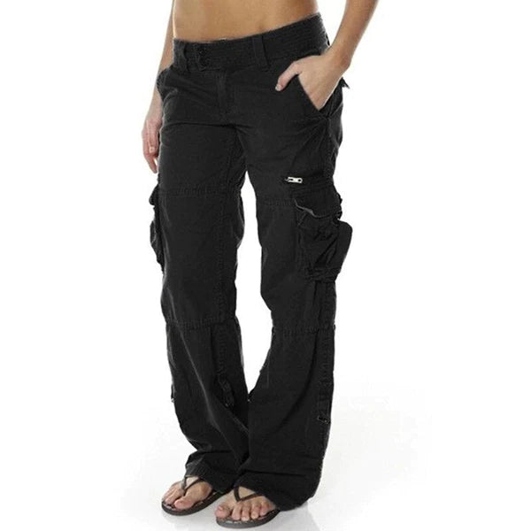 Maya - Casual women's cargo with pockets 