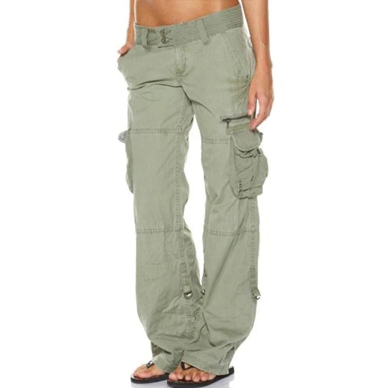 Maya - Casual women's cargo with pockets 