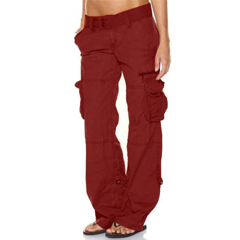 Maya - Casual women's cargo with pockets 