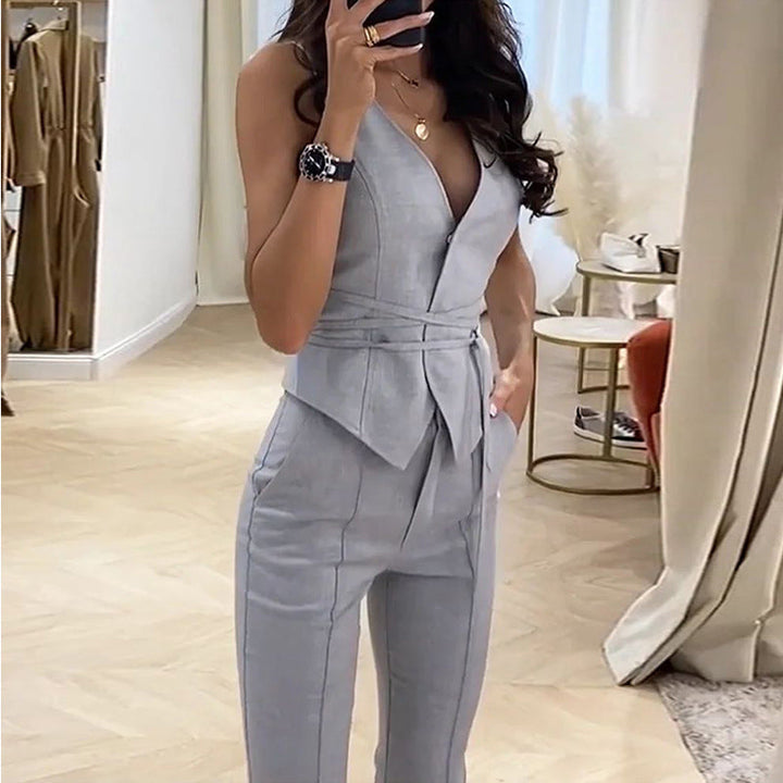 Garnet™ | Glamorous cardigan and trousers set 