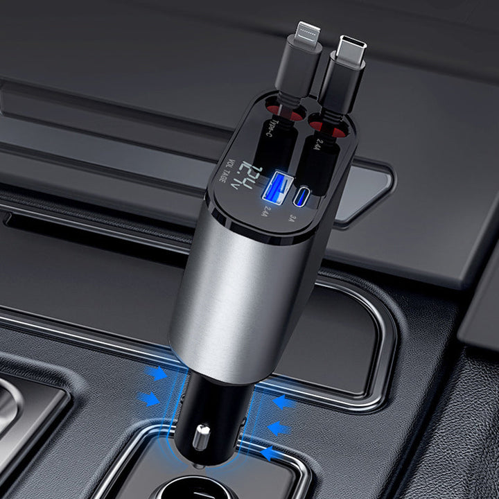 SpeedyCharge™ retractable car charger 