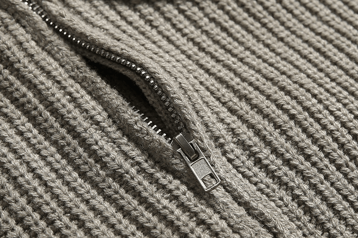 Ryan™ - Half-zip knit sweater 