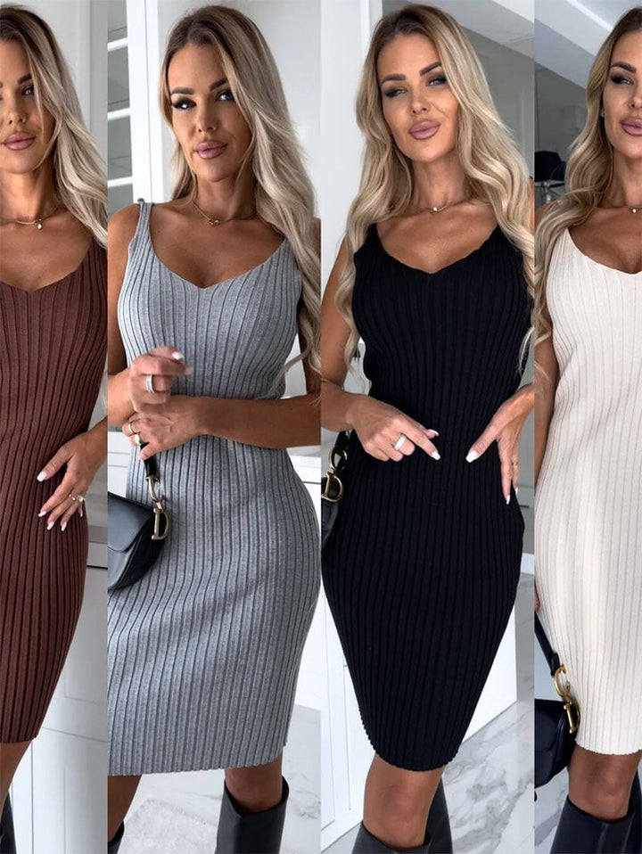 Margo - Knitted sweater and cami dress set 🔥