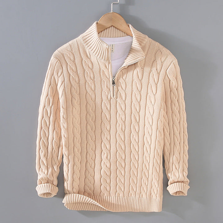 Fergus - Half-zip sweater 