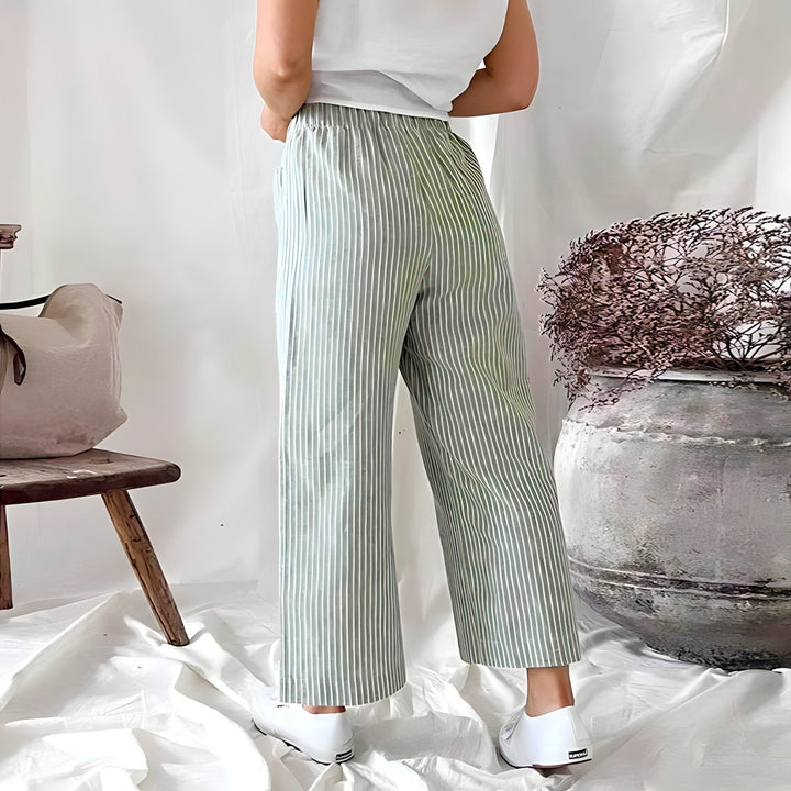 Sofiya - Light and comfortable striped trousers