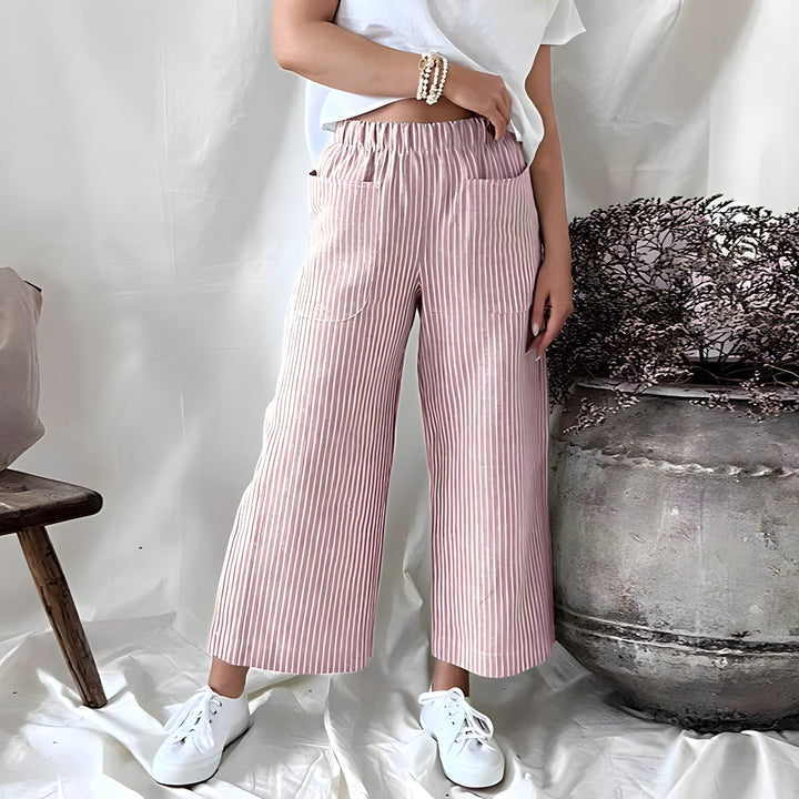Sofiya - Light and comfortable striped trousers