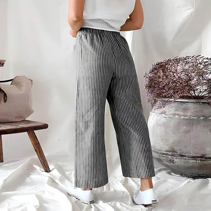 Sofiya - Light and comfortable striped trousers