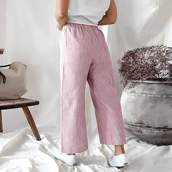 Sofiya - Light and comfortable striped trousers