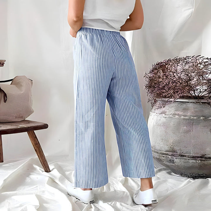 Sofiya - Light and comfortable striped trousers