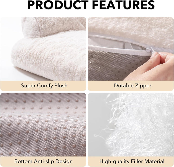 SnugNest | Soft fleece pet sofa 