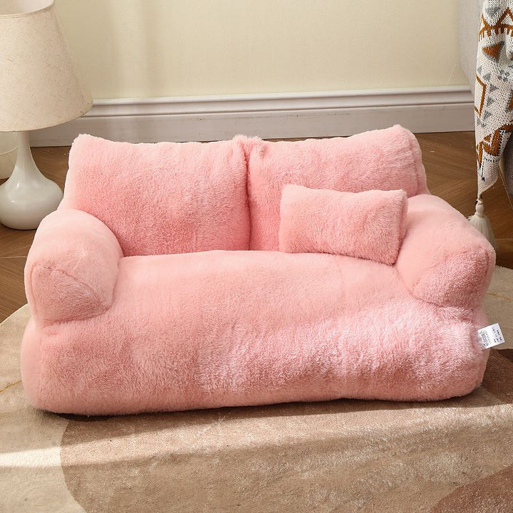 SnugNest | Soft fleece pet sofa 