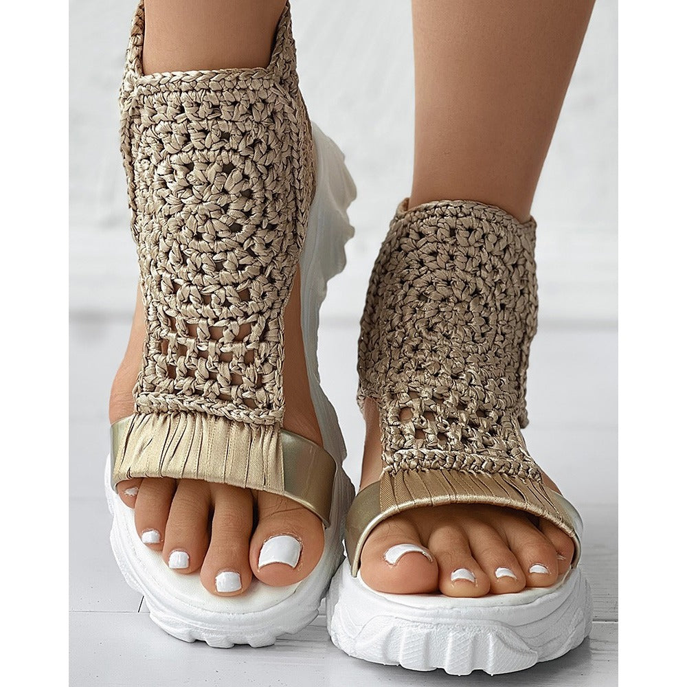 LunaSole™ braided sandal