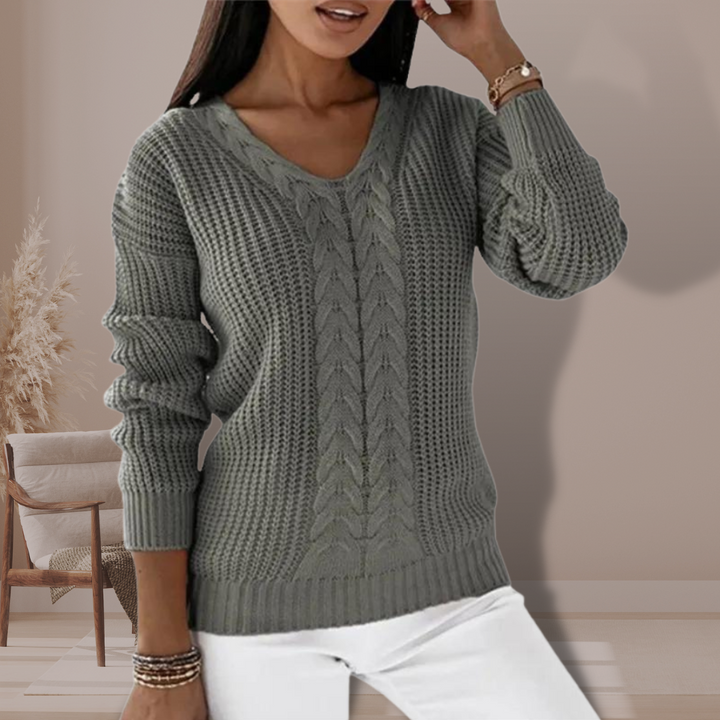 Elaine™ | Warm knitted sweater