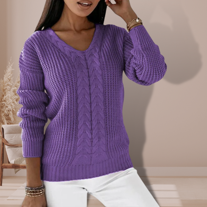 Elaine™ | Warm knitted sweater