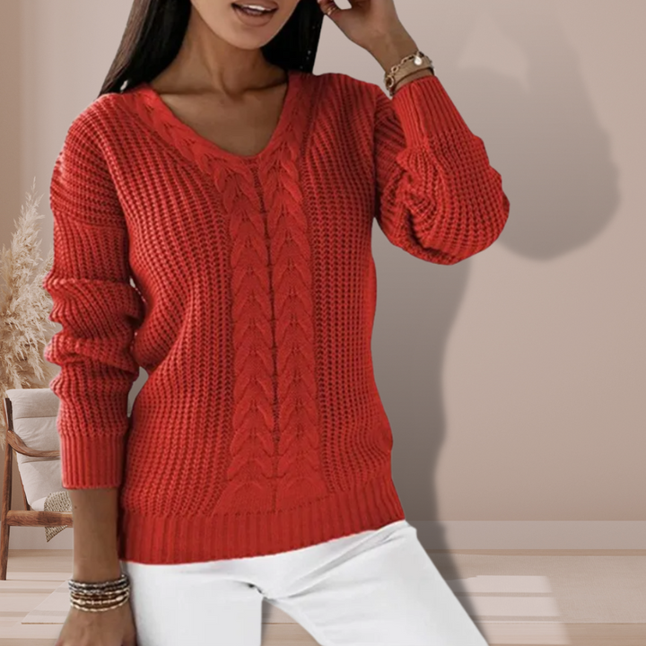 Elaine™ | Warm knitted sweater