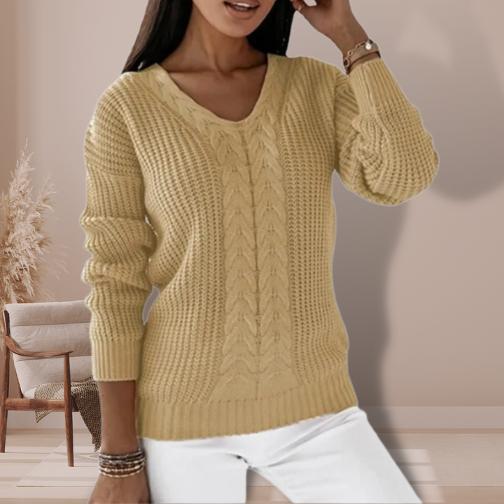 Elaine™ | Warm knitted sweater