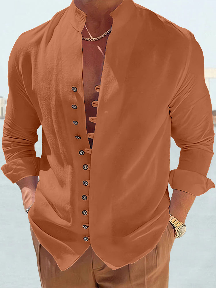 Vogue - Cool and fresh cotton-linen shirt