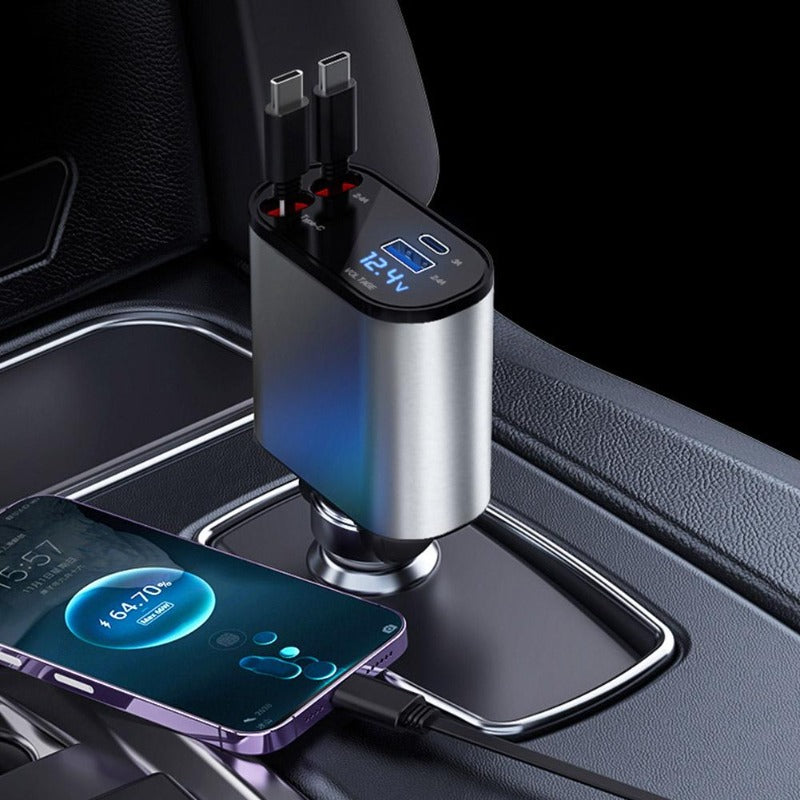 SpeedyCharge™ retractable car charger 