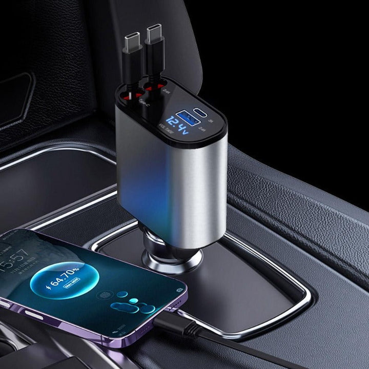 SpeedyCharge™ retractable car charger 