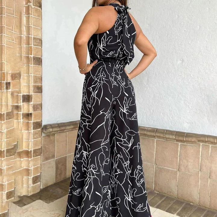 Marlena - Printed dungarees