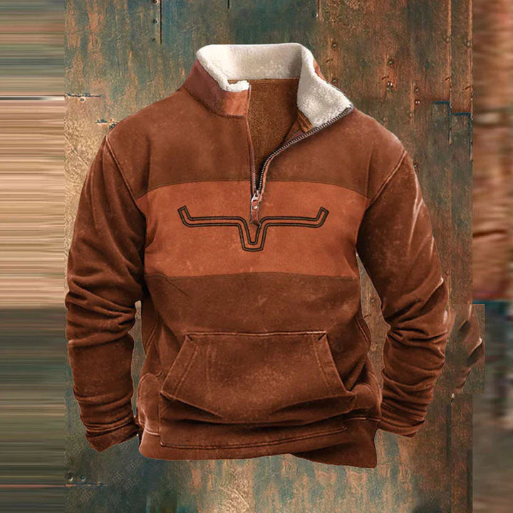 Colton™ Stilvoller Komfort-Pullover mit Reißverschluss