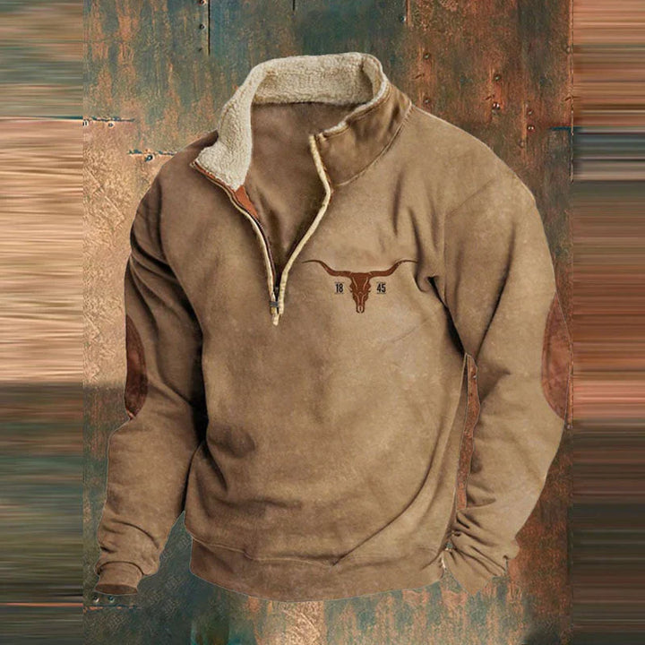 Colton™ Stilvoller Komfort-Pullover mit Reißverschluss