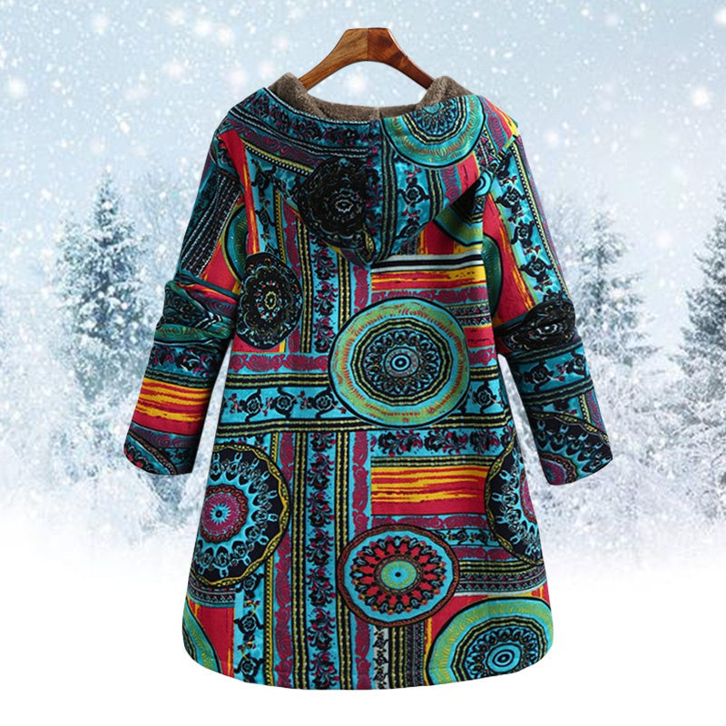 Katerina™ geblümte Kapuzenjacke