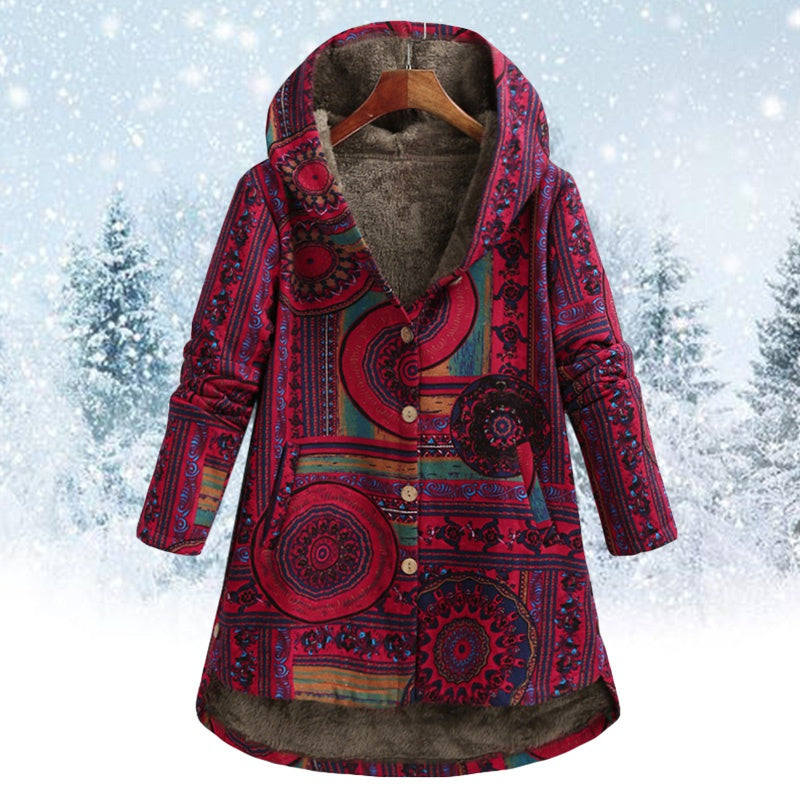 Katerina™ geblümte Kapuzenjacke