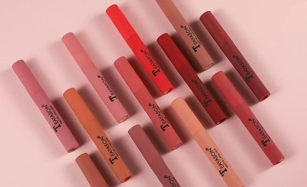 LilyLush - TEAYASON 4Pcs waterproof, comfortable and flawless lipstick 