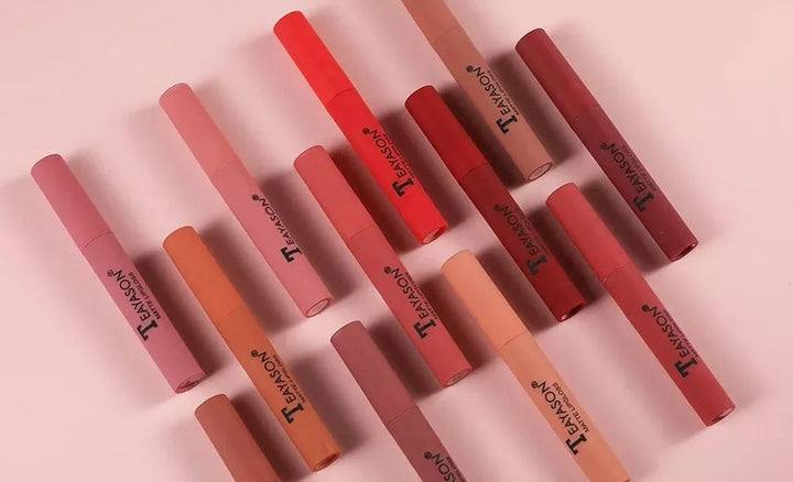 LilyLush - TEAYASON 4Pcs waterproof, comfortable and flawless lipstick 