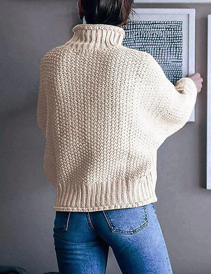 Evelyn | Plain long-sleeved basic sweater