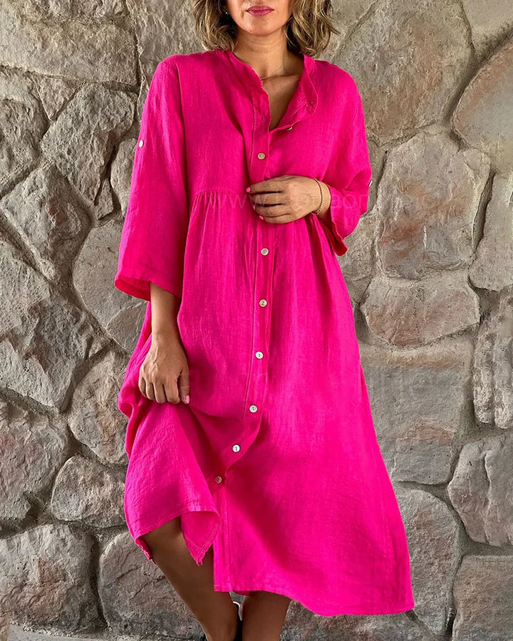 Nora - shirt dress - fashionable summer dress