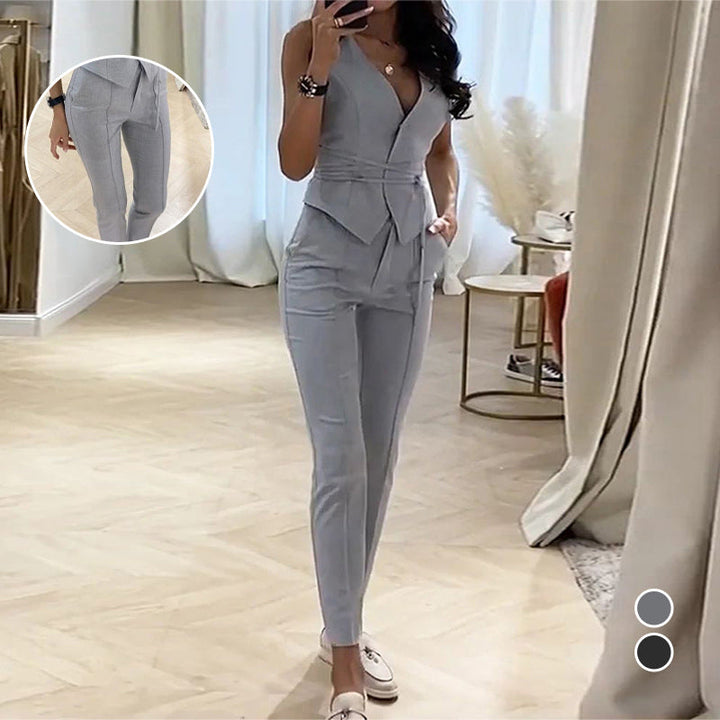 Garnet™ | Glamorous cardigan and trousers set 