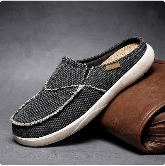Vance | Comfortable denim slipper for men