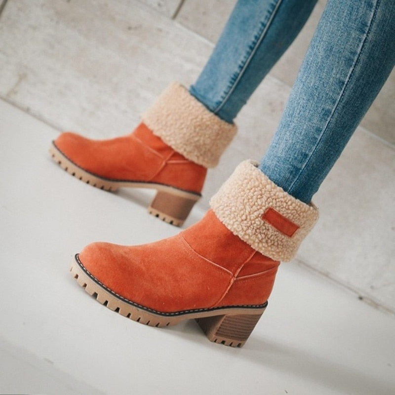 Georgia | Warm suede winter boots