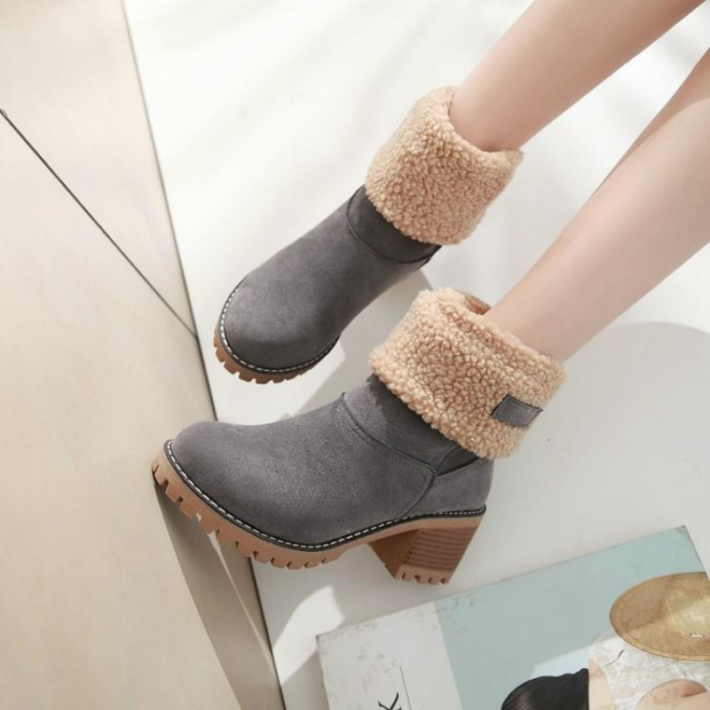 Georgia | Warm suede winter boots